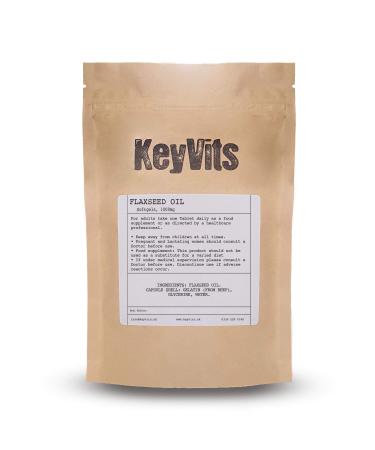 KeyVits - Flaxseed Oil 1000mg - 180 Capsules