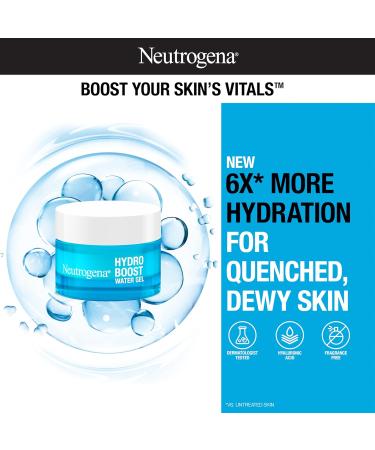 Neutrogena Hydro Boost Fragrance Free Face Moisturizer with Hyaluronic Acid - Hydrating Gel for Dry Skin Non-Comedogenic 1.7 oz - Shop Internationally - Buy Online on GoSupps.com