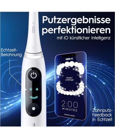 Buy Oral-B IO Series 8 Plus Electric Toothbrush - 3 Extra Brush Heads 6 Cleaning Modes Eco-Friendly Packaging - International Shipping Available - Buy Online on GoSupps.com