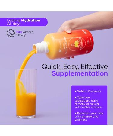 Elevatic Mega Liquid Multivitamin | 32 Fl.oz (960ml) | Easy to Consume Daily Use Multivitamin Liquid | Nutrition & Immune Support | Packed with Vital Nutrients for All - Buy Online on GoSupps.com