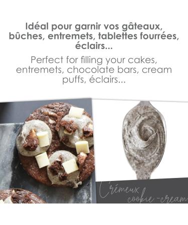 ScrapCooking - P te de Fourrage Cr meux Cookie Cream 200 g - Pour Fourrer Tablettes clairs Macarons G teaux B ches de No l Cookies Cheesecakes & P tisseries - 4636 - Buy Online on GoSupps.com