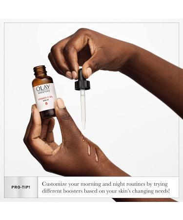 Olay Vitamin E Oil Serum 1.0 Oz - Nourishing Hydration Booster - Fragrance-Free - Buy Online on GoSupps.com