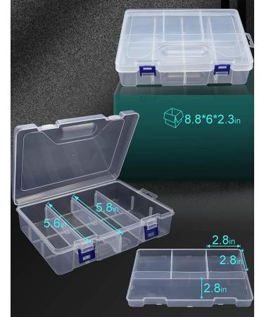Avlcoaky Waterproof Fishing Tackle Box Organizer with Movable Tray - Plastic Storage Solution - Buy Online on GoSupps.com