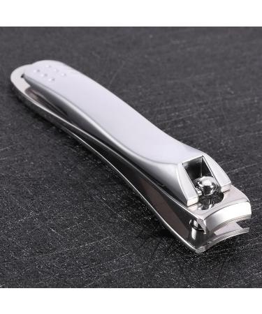HITOPTY Nail Clippers Sharp Ingrown Toenail Tool Stainless Steel Fingernail Cutter Portable Nail Trimmer with Nail File in Sheath for Thick Nails - Buy Online on GoSupps.com