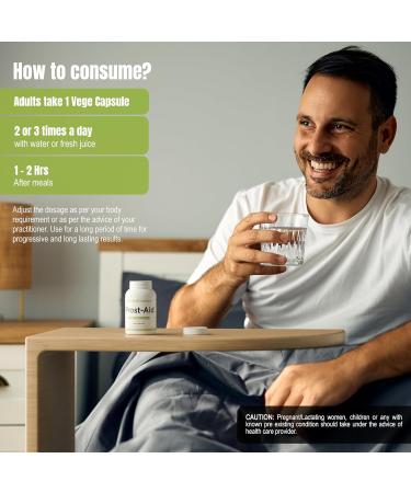 Herbsforever Prost-Aid Capsule Prostate Supplement Promotes Prostatic Health 90 Capsules - Buy Online on GoSupps.com