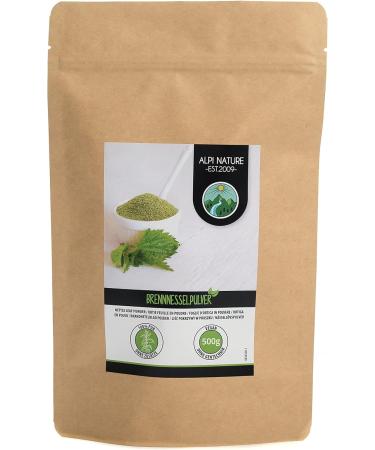 Nettle Powder (500g 1.1 lb) Stinging Nettle 100% Natural Gently Dried and Ground Natural No additives Vegan Nettle Leaves 500 g (Pack of 1) - Buy Online on GoSupps.com