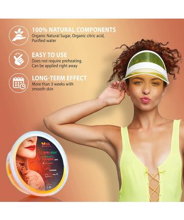Luxury Organic Sugaring Paste for Brazilian Bikini Area Hair Removal - Buy Online on GoSupps.com