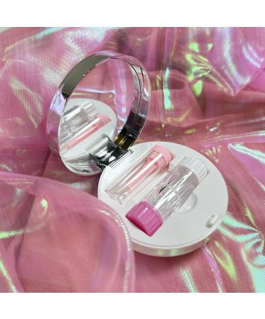 Rinetics Portable 4-in-1 RGP Hard Shell Contact Lens Etui | Contact Lens Holder & Storage Kit for Travel & Home - Pink - Buy Online on GoSupps.com