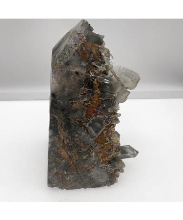 Yenoshi Natural Green Phantom Quartz Crystal Point Mineral Stones Energy Healing Crystals HOME DECOR - Buy Online on GoSupps.com