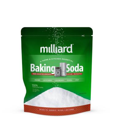Milliard 5lbs Baking Soda / Sodium Bicarbonate USP - 5 Pound Bulk Resealable Bag 5 Pound (Pack of 1)