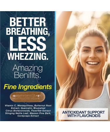 Saint Mingiano Lung Cleanse Detox 60 Day Cleanse - Supports Lung Health Within Bronchial & Respiratory Systems - Quit & Stop Smoking Aids - Herbal Detox for Lungs - Buy Online on GoSupps.com