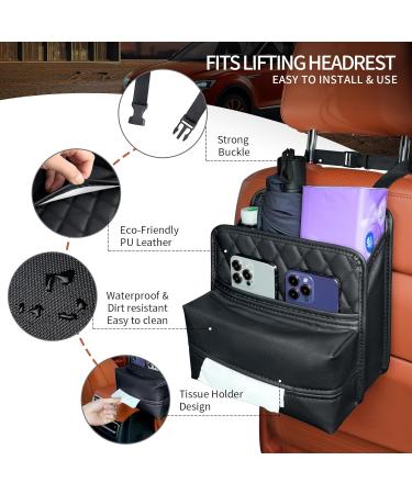 TepTupGa Waterproof Car Backseat Organizer with Tissue Holder - C-black - Buy Online on GoSupps.com