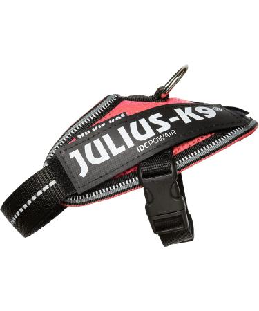 Julius-K9 IDC Powair Dog Harness - Size 3XS/Baby 1 - Pink | Durable & Comfortable for Small Dogs | International Shipping Available - Buy Online on GoSupps.com