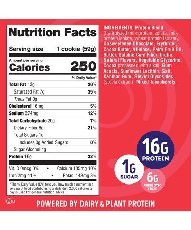 Lenny & Larry's The BOSS Cookie - Triple Chocolate Chunk (12 x 2 oz) - High-Protein Treats - Buy Online on GoSupps.com