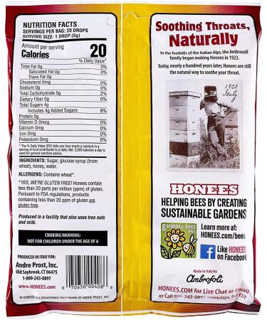 Honees Cough Drops Variety Pack - 60 Drops (Honey, Lemon, Eucalyptus) - 3 Pack - Buy Online on GoSupps.com