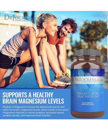 Dr. Jockers Brain Calm Magnesium - Natural Stress Relief Supplement - Buy Online on GoSupps.com