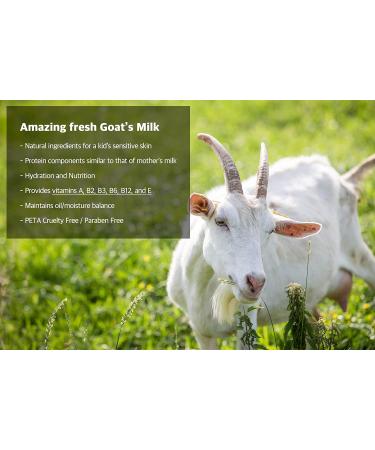 I m NOT A Baby! Kids Goat Milk Face Wash - Gentle Facial Cleanser for Sensitive Skin - Buy Online on GoSupps.com