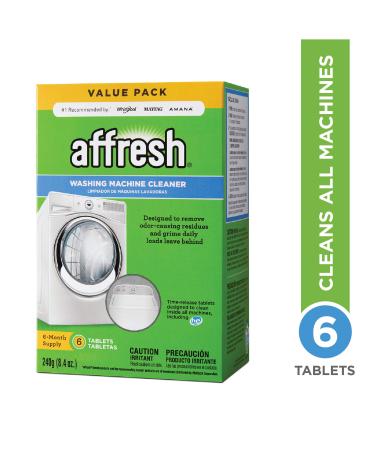 Affresh Washer Machine Cleaner, 6-Tablets, 8.4 oz