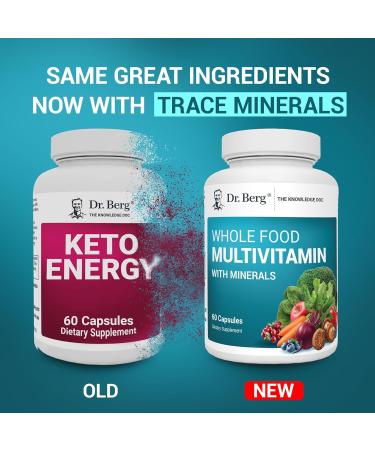 Dr. Berg Whole Food Multivitamin with Minerals - 60 Capsules | Premium Formula - Buy Online on GoSupps.com