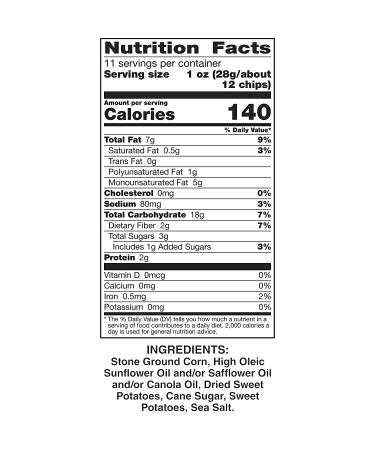 â€œBuy Food Should Taste Good Gluten Free Sweet Potato Tortilla Chips - 11 oz | Healthy Snackâ€‌ - Buy Online on GoSupps.com