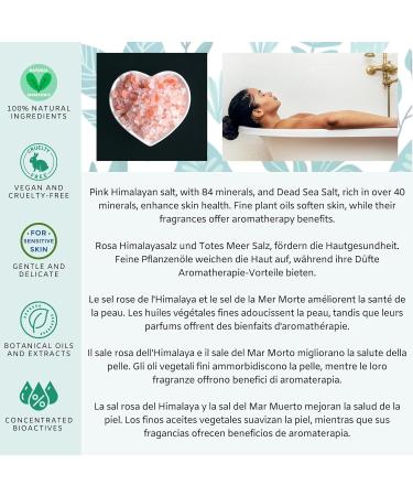 Verdbleu 100% Natural Bathing Salt - Himalayan & Totes Sea Salt with Chamomile & Algae | Eco-Friendly Supports Rainforest Conservation - 450g - Buy Online on GoSupps.com