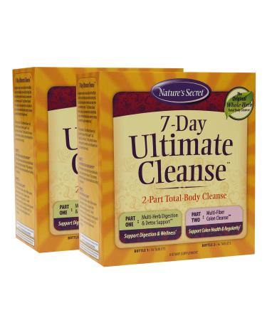 Nature's Secret 7-Day Ultimate Cleanse 2-Part Total-Body Cleanse