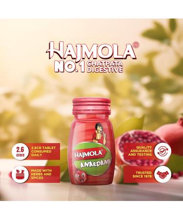 Dabur Hajmola Tablet - 120 Tablet (Anardana) - Buy Online on GoSupps.com
