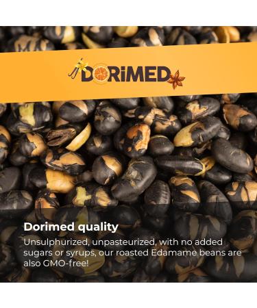 Black Soybeans 1 Kg Roasted & Lightly Salted - High Protein, Gluten-Free, GMO-Free | 2.2 Lbs - Dorimed - Buy Online on GoSupps.com
