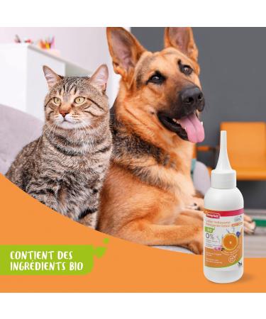 BEAPHAR ECOCERT-certified Eye Cleansing Lotion for dogs and cats Contains Cornflower Witch Hazel Rose and Organic Floral Waters Neutral pH Paraben/silicone/dye/alcohol free 100 ML - Buy Online on GoSupps.com