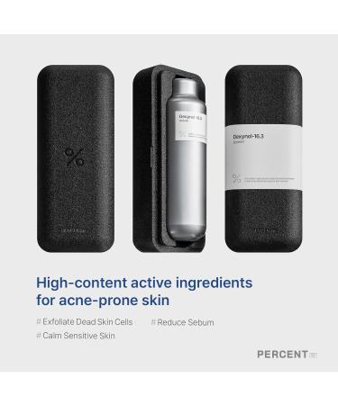 PERCENT SCIENCE DEXYNOL-16.3 Booster Essence Acne & Blemish Control with Cooling Effect Oil Regulation & Barrier Support Korean Biotech Skincare 4.7 oz - Buy Online on GoSupps.com