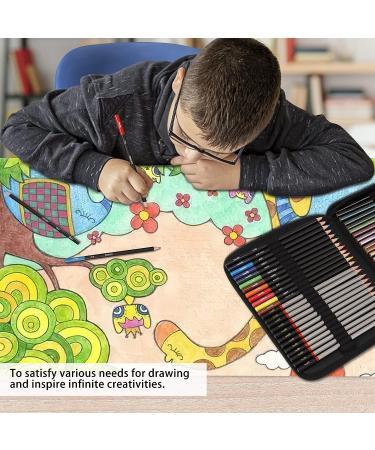 Tioucd 73 Pcs Drawing Kit - Professional Art Supplies Set for Drawing - Sketchbook, Graphite, Charcoal, Watercolor, Metallic Pencils - Arts Set for Adults, Teens, Beginners - Buy Online on GoSupps.com