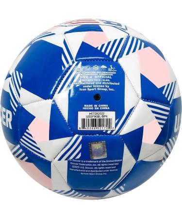 Icon Sports Size 4 World Club National Teams Soccer Ball - U.S. Royal/Pink - Buy Online on GoSupps.com