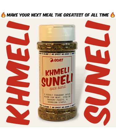 Khmeli-suneli Spice Blend (Georgian Five-Spice) 25g Shaker. Bring the taste of Georgia to your kitchen with this unique spice blend. Handcrafted Georgian Spice Mix. - Buy Online on GoSupps.com