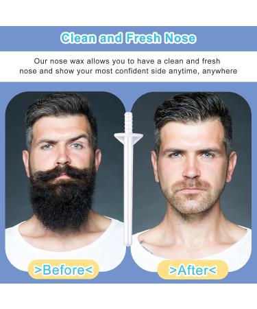 Nose Wax Kit for Men and Women - 50g Hair Removal Wax with 8 Safe Applicators - Easy, Quick, and Painless Nose Hair Removal for Adults - Buy Online on GoSupps.com