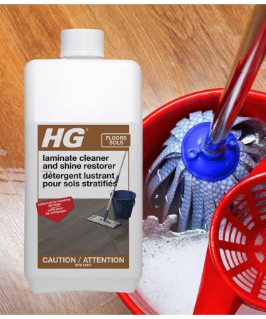 HG Laminate Gloss Cleaner 1L - Cleans and Shines All Types of Laminate Floors - Safe for Regular Use - Fresh-smelling - Buy Online on GoSupps.com