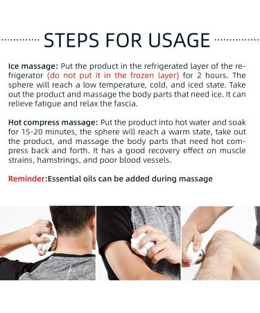 Buy Seyrlmk Lacrosse Massage Ball - Self-Massage Tool for Sore Muscles Neck Back and Body Relaxation | Deep Tissue Trigger Point Relief - Buy Online on GoSupps.com