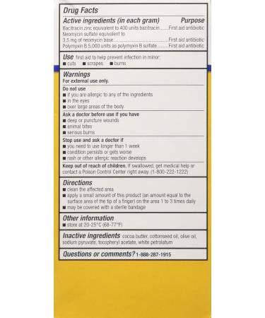 Equate Triple Antibiotic Ointment 1oz Twin Pack (2 Pack) - Compare to Neosporin - Buy Online on GoSupps.com