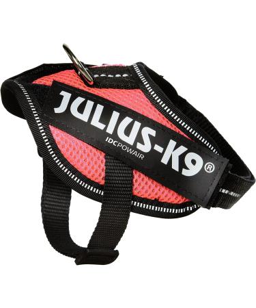 Julius-K9 IDC Powair Dog Harness - Size 2XS (Baby 2) - Pink | Shop Internationally for Quality Dog Gear - Buy Online on GoSupps.com