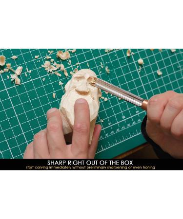 BeaverCraft Wood Carving Gouge K9/10 - Compact Woodworking Hand Chisel for Beginners and Pros - Buy Online on GoSupps.com
