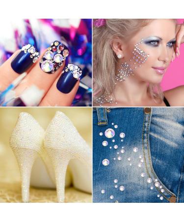 Jollin Rhinestones Pink AB SS20 - 576pcs Flat Back Glass Gems for Adhesive Fixing | Perfect for Crafts & DIY - Buy Online on GoSupps.com
