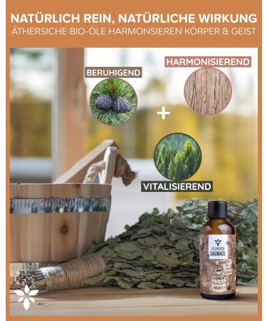 Hero Green Organic Sauna Infusion - Forest Mountain Hut | Organic Oils with Stone Pine Fir & Cedar - 100ml Sauna Oil for Nature Lovers - Buy Online on GoSupps.com