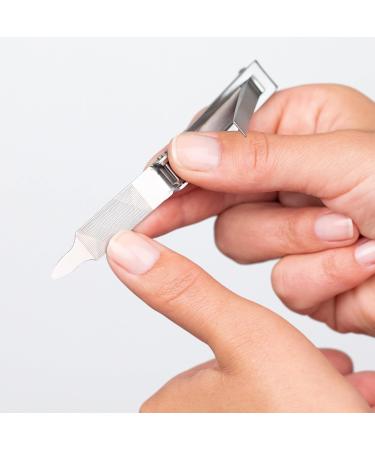 REMOS Stainless Steel Nail Clippers with Nail File Compact 6cm Design for Effortless Grooming | International Shipping - Buy Online on GoSupps.com