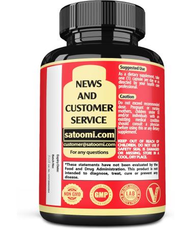 Satoomi 6in1 Cranberry Pills for Women - 3-Month Supply - 6 Herbal Ingredients Extract - 90 Veggie Capsules - Buy Online on GoSupps.com