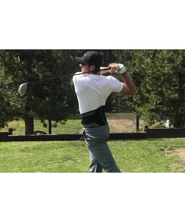 Comfort Compression Back Brace - XSmall (18-25 Waist) | Supportive Black Lower Back Brace for Pain Relief & Active Lifestyle - Buy Online on GoSupps.com