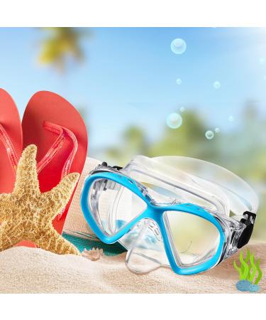 2 Pack Kids Swim Goggles & Diving Mask with Earplugs | Anti-Fog Silicone Glasses for Youth 6-14 | Beach & Pool Gear in Blue Green - Buy Online on GoSupps.com