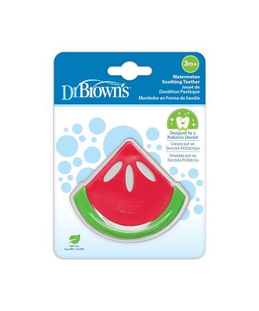 Buy Dr Brown's Natural Flow Coolees Teething Ring - Watermelon Design | International Shipping - Buy Online on GoSupps.com