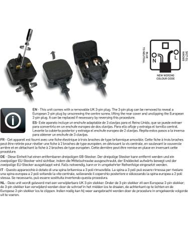 Salon Europe Diva Pro Styling Jet Set 3000 Pro Super compact lightweight travel hairdryer black - Buy Online on GoSupps.com