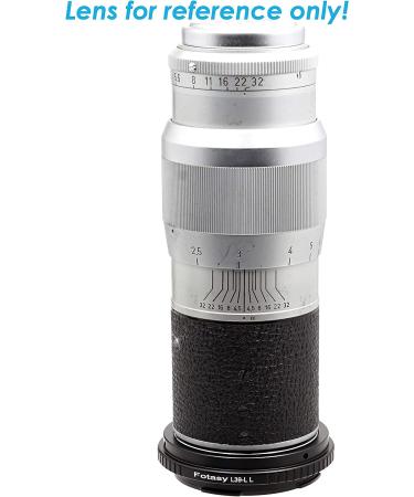 Fotasy Copper M39 Lens to Leica L Adapter | Infinity Focus | Leica M39 39mm Lens Adapter for Leica & Panasonic S Mount | Compatible with Leica SL, TL2, TL, T and Panasonic Lumix S1, S1R | M39 - Leica L - Buy Online on GoSupps.com