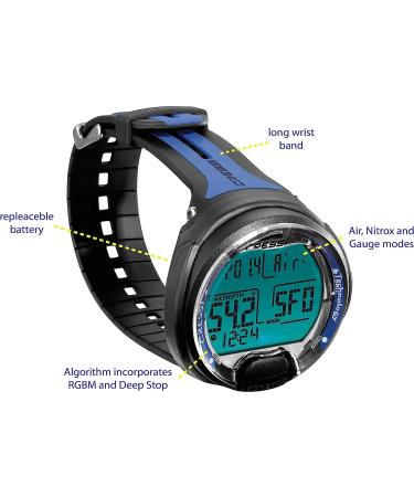 Cressi Leonardo Diving Computer - Italian Quality Since 1946 (Black/Grey) - Buy Online on GoSupps.com
