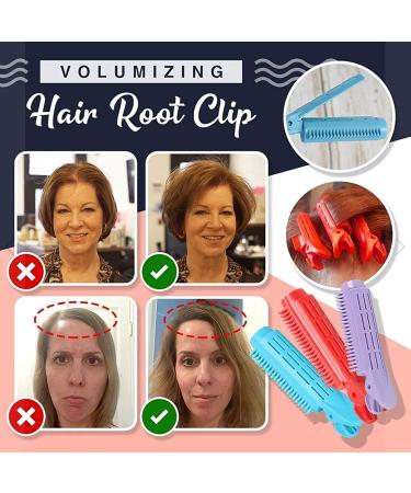 6 Pieces Self Grip Hair Root Clips - Fluffy Curling Rollers for Women & Girls - Black Volume Styling Tools - Buy Online on GoSupps.com
